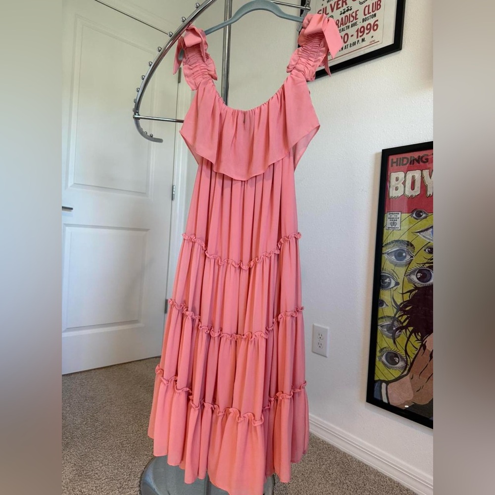 MISA Los Angeles Coral Dress